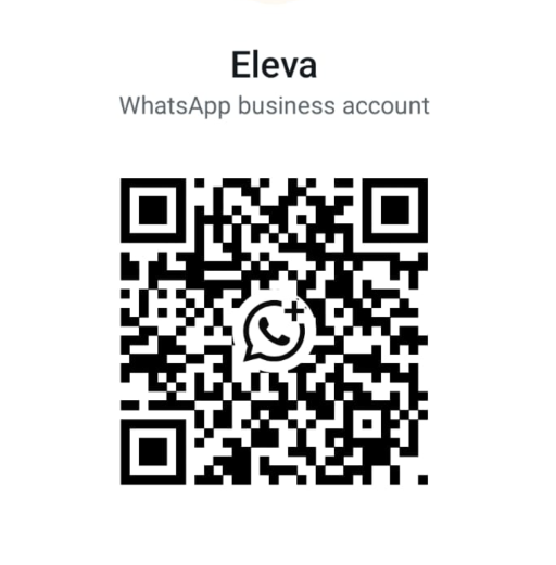 QR code to message Eleva on WhatsApp Business